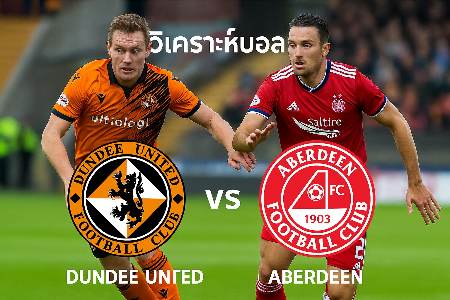 วิเคราะห์บอล ดันดี ยูไนเต็ด vs อเบอร์ดีน